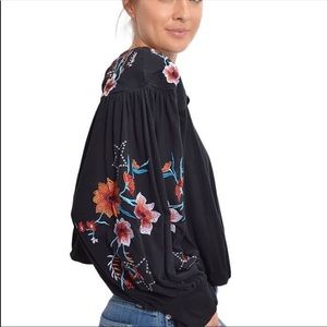 Free People Lita Blouse XS Cinco de Mayo